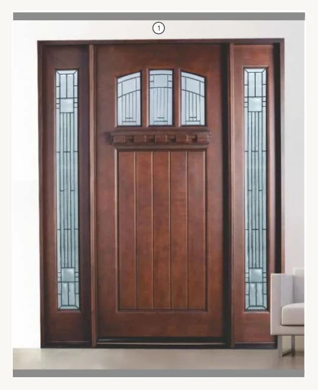 Solid Wood Door - Design 1